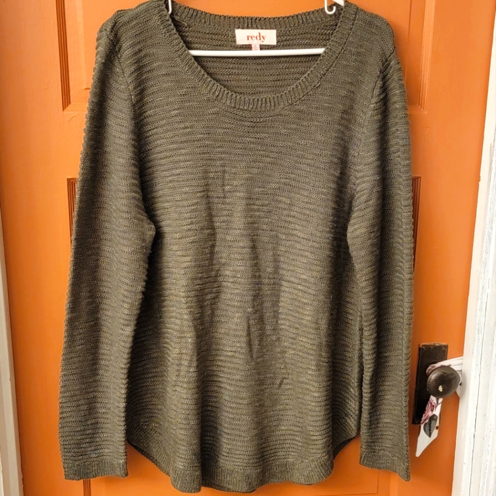 Olive Green Cozy Sweater